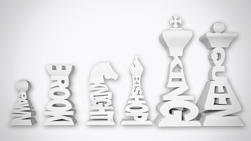 Illustration for article titled Typographical Chess Lets Novices Easily Recognize Each Piece